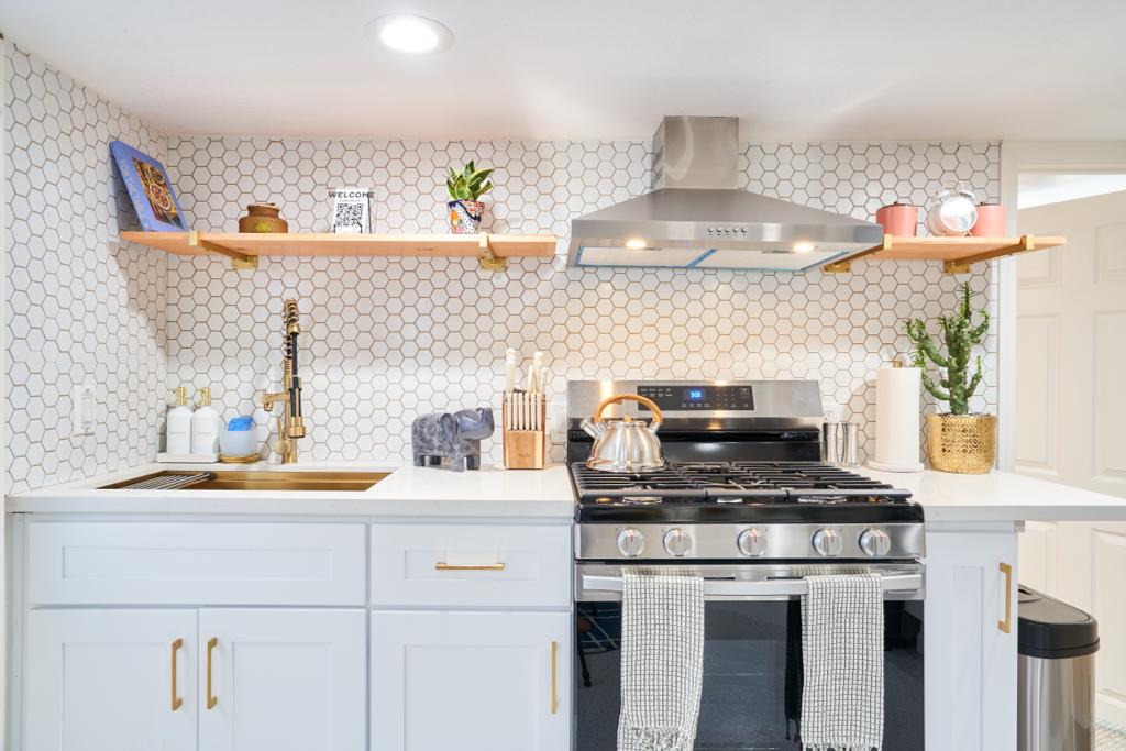 Remodeled kitchen by VR Construction